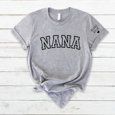 Lofaris Custom Nana Mimi Kids Name Mothers Day Gift T-Shirt